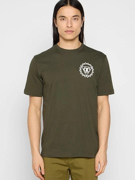 Zdjęcie produktu T-shirt z nadrukiem Champion zielony