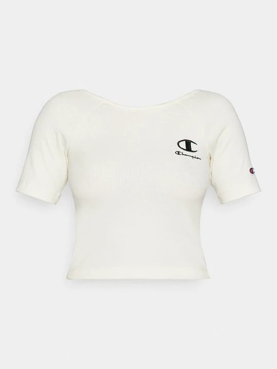 Zdjęcie produktu T-shirt z nadrukiem Champion beżowy