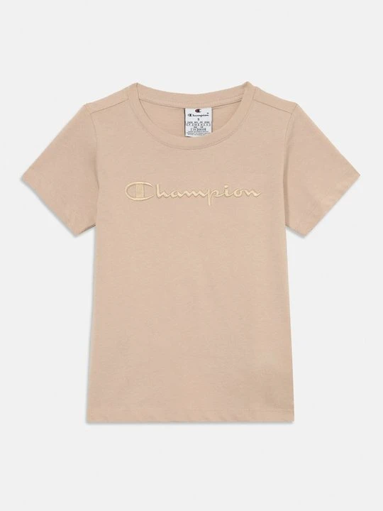Zdjęcie produktu T-shirt z nadrukiem Champion beżowy