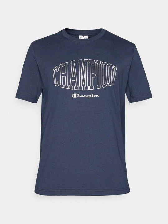 Zdjęcie produktu T-shirt z nadrukiem Champion czarny