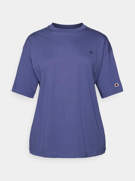 Zdjęcie produktu T-shirt z nadrukiem Champion granatowy