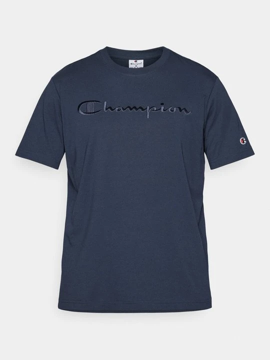 Zdjęcie produktu T-shirt z nadrukiem Champion granatowy