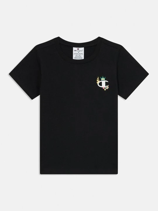 Zdjęcie produktu T-shirt z nadrukiem Champion czarny