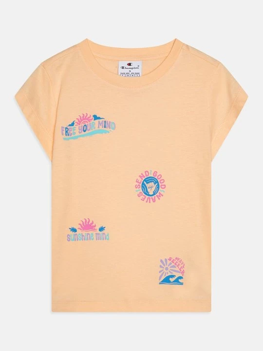 Zdjęcie produktu T-shirt z nadrukiem Champion różowy