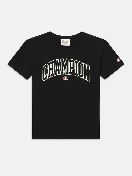 Zdjęcie produktu T-shirt z nadrukiem Champion czarny
