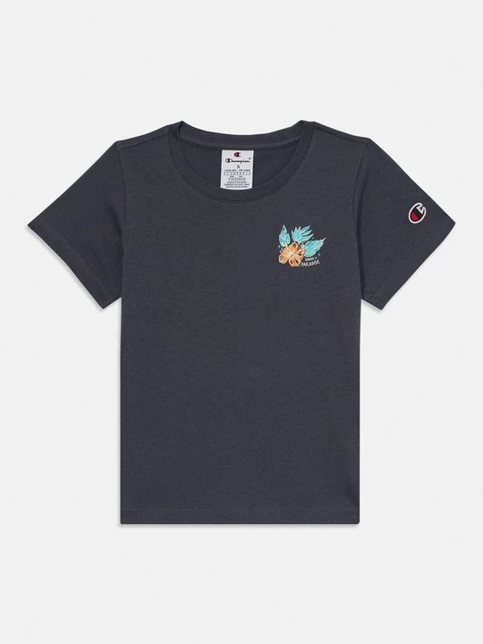 Zdjęcie produktu T-shirt z nadrukiem Champion ciemnoszary