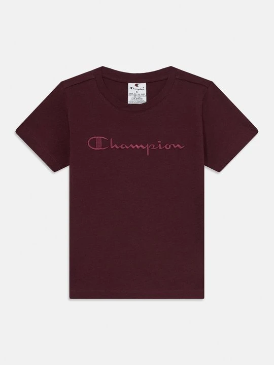Zdjęcie produktu T-shirt z nadrukiem Champion bordowy