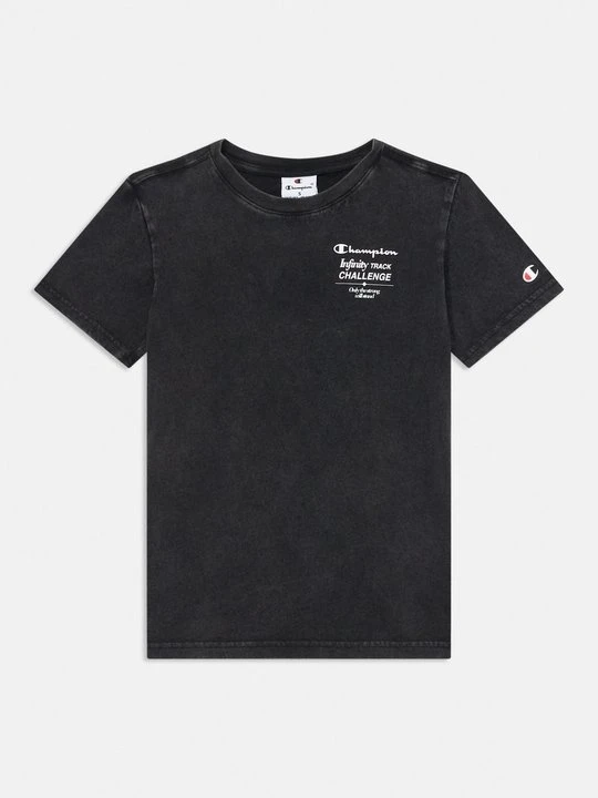 Zdjęcie produktu T-shirt z nadrukiem Champion czarny