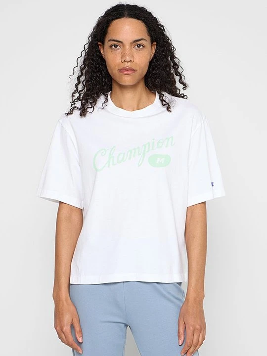 Zdjęcie produktu T-shirt z nadrukiem Champion biały