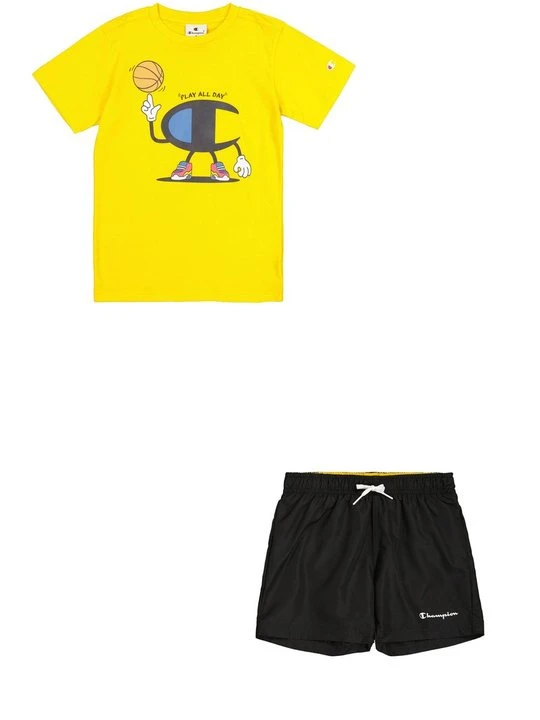 Zdjęcie produktu T-shirt z nadrukiem Champion żółty