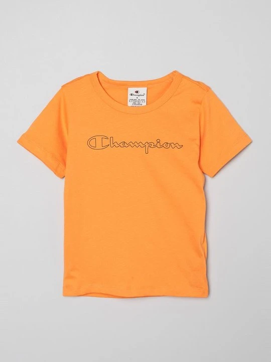 Zdjęcie produktu T-shirt z nadrukiem Champion pomarańczowy