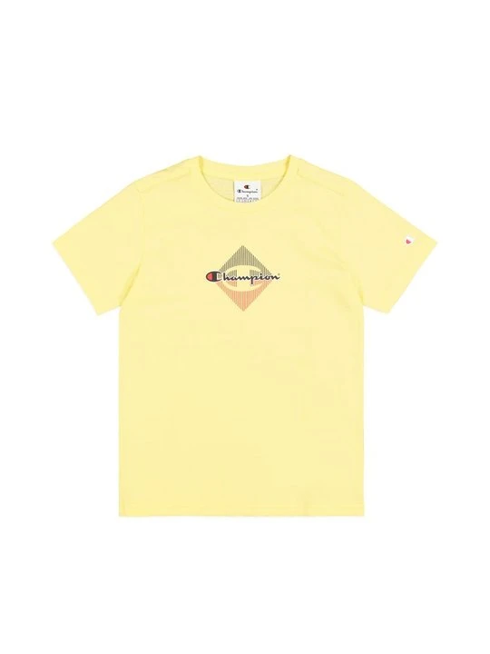 Zdjęcie produktu T-shirt z nadrukiem Champion jasnożółty