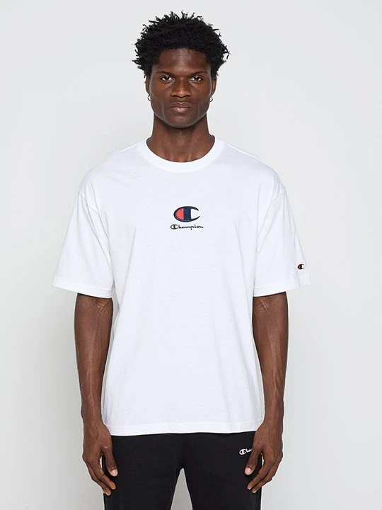 Zdjęcie produktu T-shirt z nadrukiem Champion biały