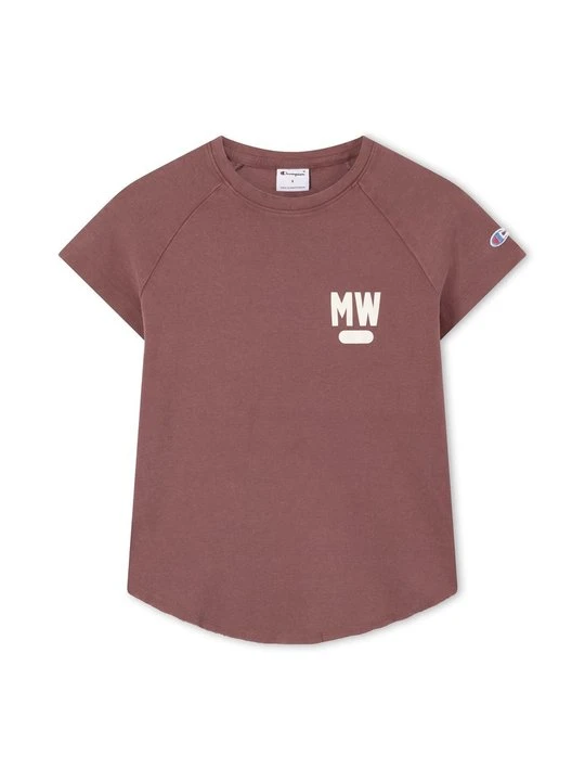 Zdjęcie produktu T-shirt z nadrukiem Champion brązowy