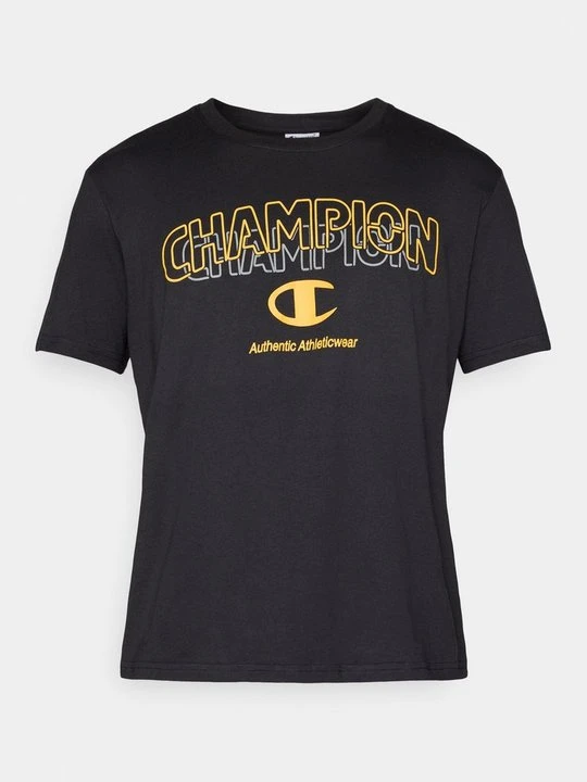 Zdjęcie produktu T-shirt z nadrukiem Champion czarny