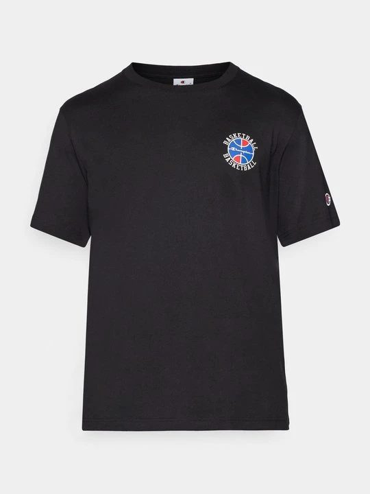 Zdjęcie produktu T-shirt z nadrukiem Champion czarny