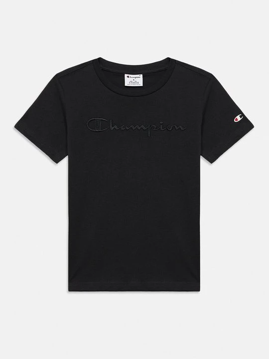 Zdjęcie produktu T-shirt z nadrukiem Champion czarny