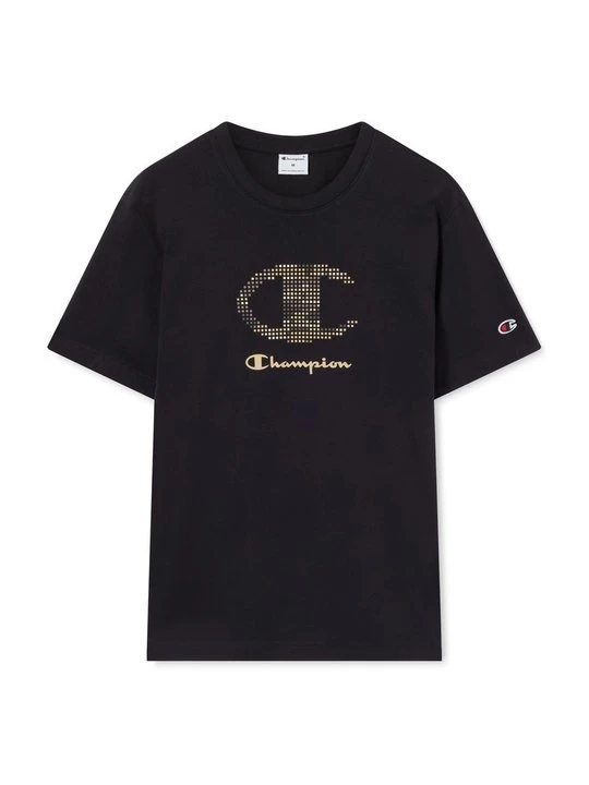 Zdjęcie produktu T-shirt z nadrukiem Champion czarny