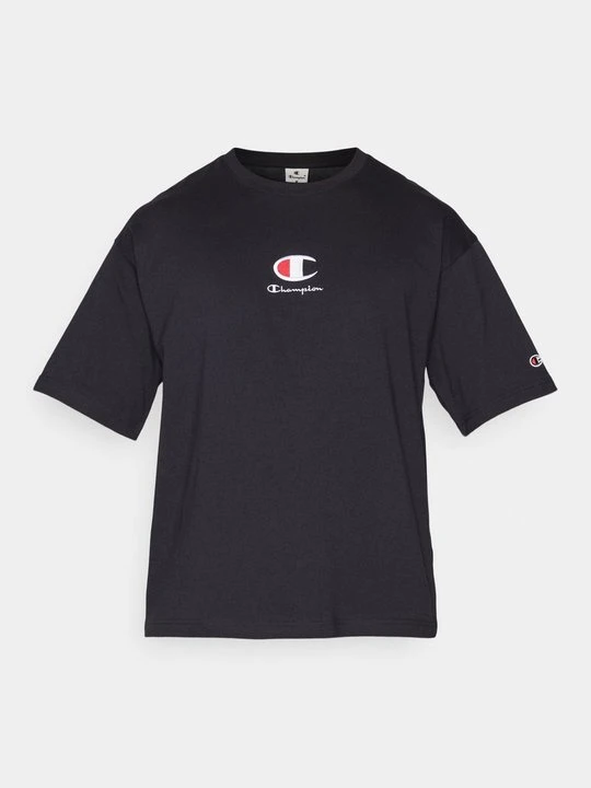 Zdjęcie produktu T-shirt z nadrukiem Champion czarny