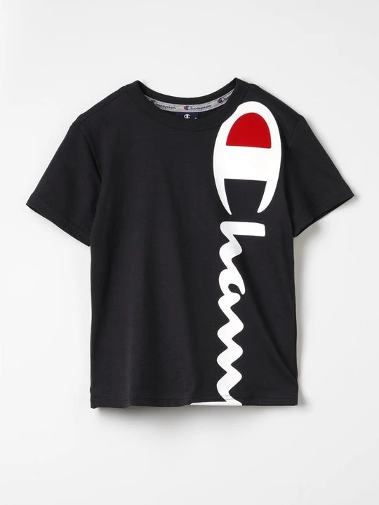 Zdjęcie produktu T-shirt z nadrukiem Champion czarny