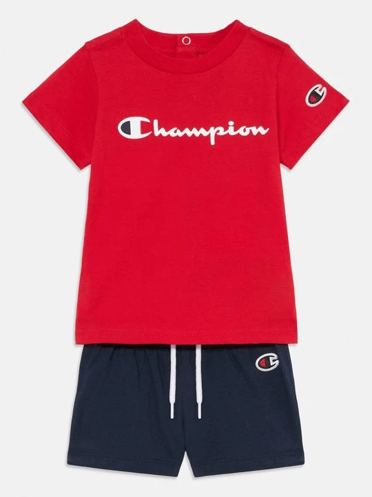 Zdjęcie produktu T-shirt z nadrukiem Champion czerwony