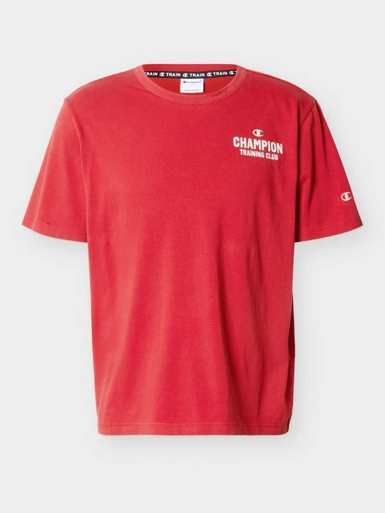 Zdjęcie produktu T-shirt z nadrukiem Champion czerwony