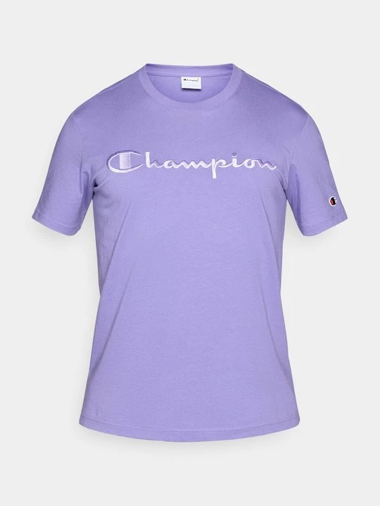 Zdjęcie produktu T-shirt z nadrukiem Champion fioletowy