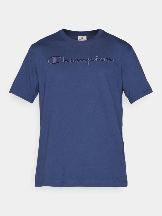 Zdjęcie produktu T-shirt z nadrukiem Champion granatowy