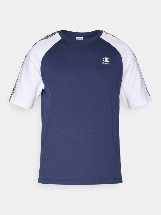 Zdjęcie produktu T-shirt z nadrukiem Champion granatowy
