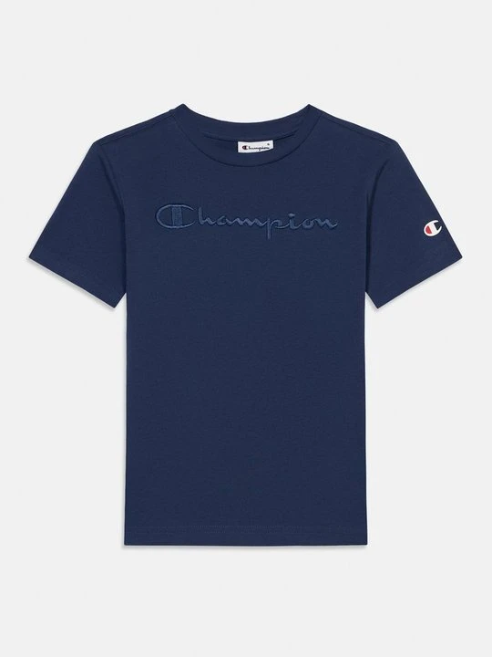 Zdjęcie produktu T-shirt z nadrukiem Champion granatowy