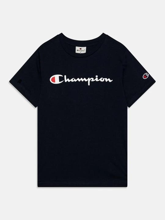 Zdjęcie produktu T-shirt z nadrukiem Champion granatowy