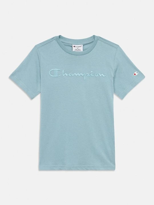 Zdjęcie produktu T-shirt z nadrukiem Champion jasnoniebieski