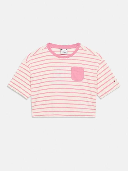 Zdjęcie produktu T-shirt z nadrukiem Champion mleczny
