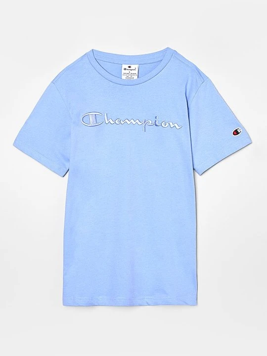 Zdjęcie produktu T-shirt z nadrukiem Champion niebieski