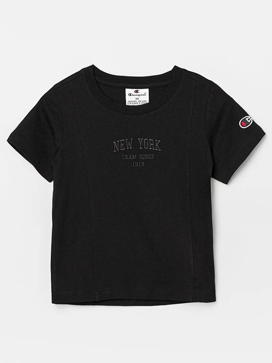 Zdjęcie produktu T-shirt z nadrukiem Champion czarny