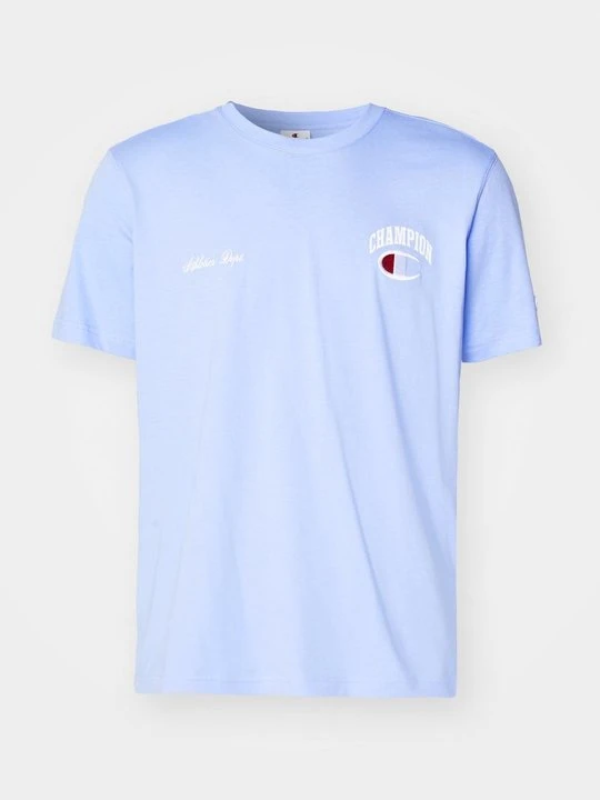 Zdjęcie produktu T-shirt z nadrukiem Champion jasnoniebieski