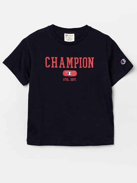 Zdjęcie produktu T-shirt z nadrukiem Champion granatowy