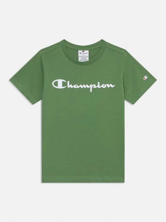 Zdjęcie produktu T-shirt z nadrukiem Champion zielony