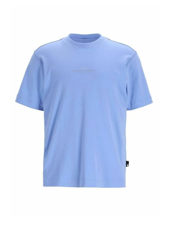 Zdjęcie produktu T-shirt z nadrukiem CHASIN' jasnoniebieski