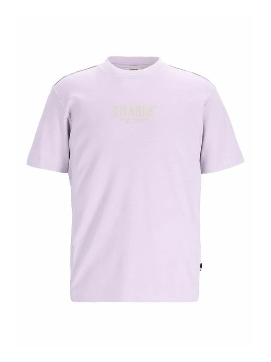 Zdjęcie produktu T-shirt z nadrukiem CHASIN' fioletowy