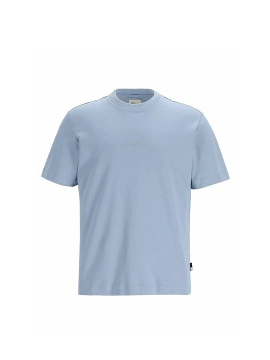 Zdjęcie produktu T-shirt z nadrukiem CHASIN' jasnoniebieski