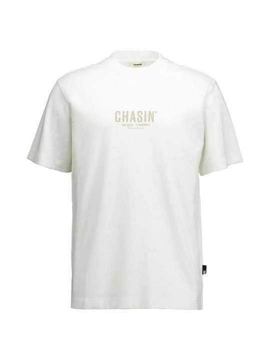 Zdjęcie produktu T-shirt z nadrukiem CHASIN' mleczny