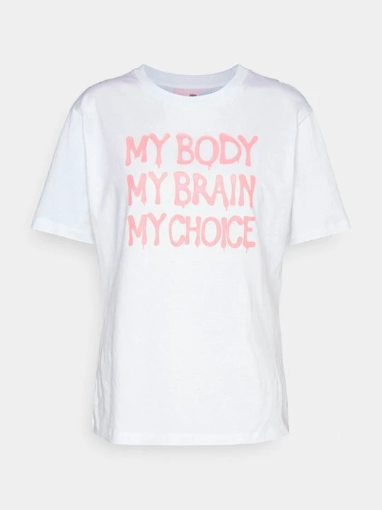 Zdjęcie produktu T-shirt z nadrukiem Chiara Ferragni biały