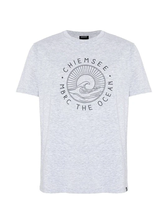 Zdjęcie produktu T-shirt z nadrukiem Chiemsee szary