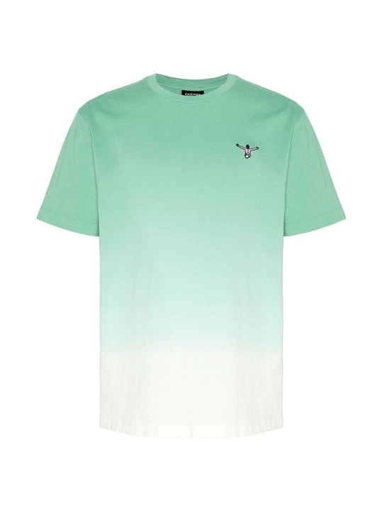 Zdjęcie produktu T-shirt z nadrukiem Chiemsee jasnozielony melanż