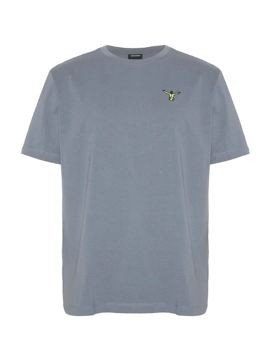 Zdjęcie produktu T-shirt z nadrukiem Chiemsee szary
