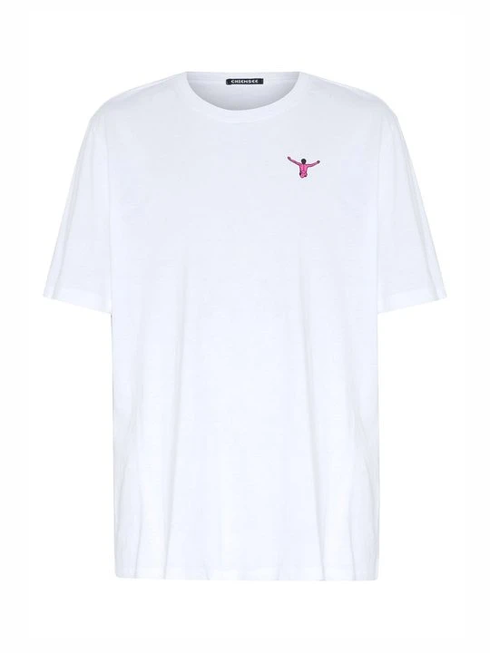 Zdjęcie produktu T-shirt z nadrukiem Chiemsee biały