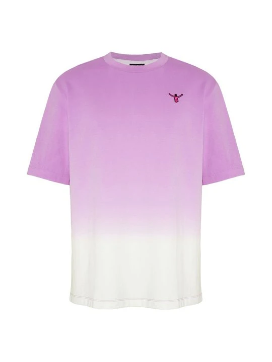 Zdjęcie produktu T-shirt z nadrukiem Chiemsee fioletowy