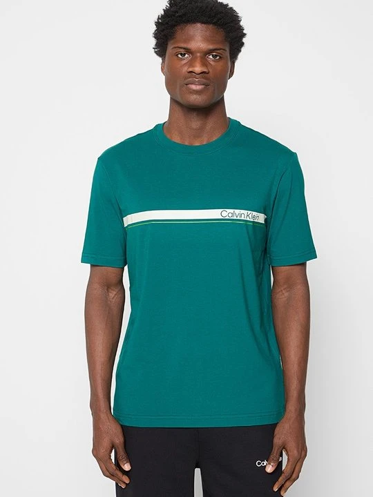 Zdjęcie produktu T-shirt z nadrukiem Calvin Klein zielony