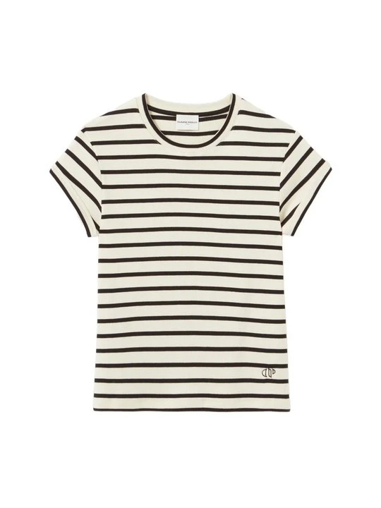 Zdjęcie produktu T-shirt z nadrukiem CLAUDIE PIERLOT biały